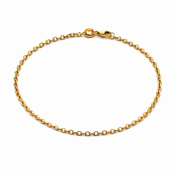 Žluté zlato náramek ANKR 19cm